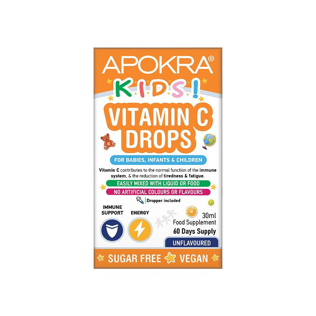 Apokra Kids Vegan Vitamin C Drops 30ml