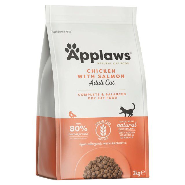 Applaws Cat Dry Adult Chicken with Salmon   2kg