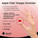 Apple Cider Vinegar, 30 Vegan Gummies + Vitamin B12 Folate