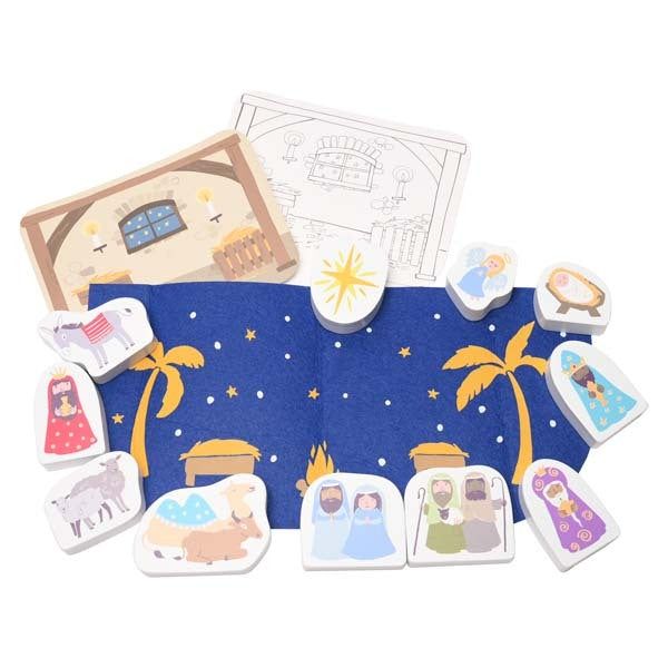 Apples To Pears Gift In A Tin Nativity - McGrocer