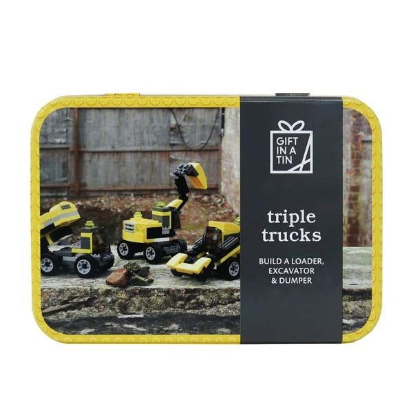 Apples To Pears Gift In A Tin Triple Trucks