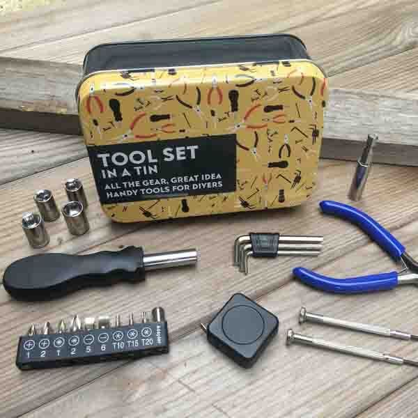 Apples To Pears Gifts For Grown Ups Tool Set In A Tin - McGrocer