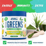 Applied Nutrition Critical Greens Powder Lemon & Lime 150g - McGrocer