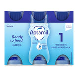 Aptamil 1 First Baby Milk Formula Liquid from Birth Multipack Pack