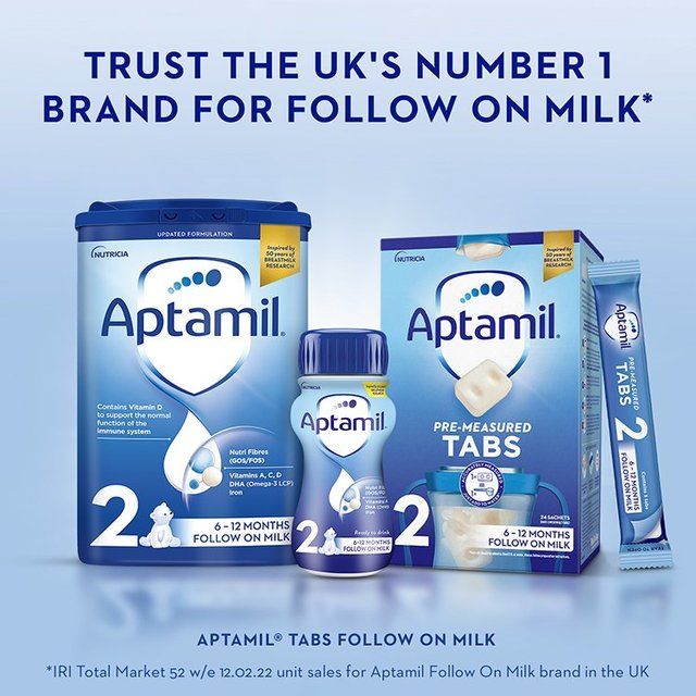 Aptamil 2 Follow On Baby Milk Formula Tabs 6-12 Months    120 per pack - McGrocer
