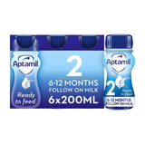 Aptamil 2 Follow On Milk Formula Multipack 6 x 200ml