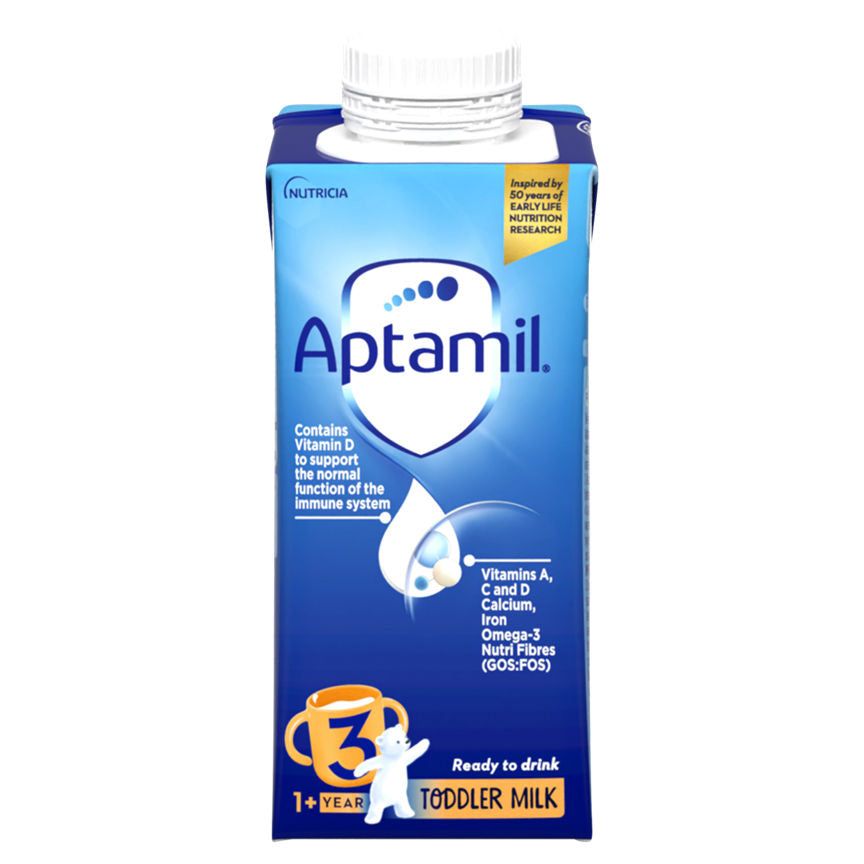 Aptamil 3 Baby Toddler Milk Formula Liquid 1-3 Years