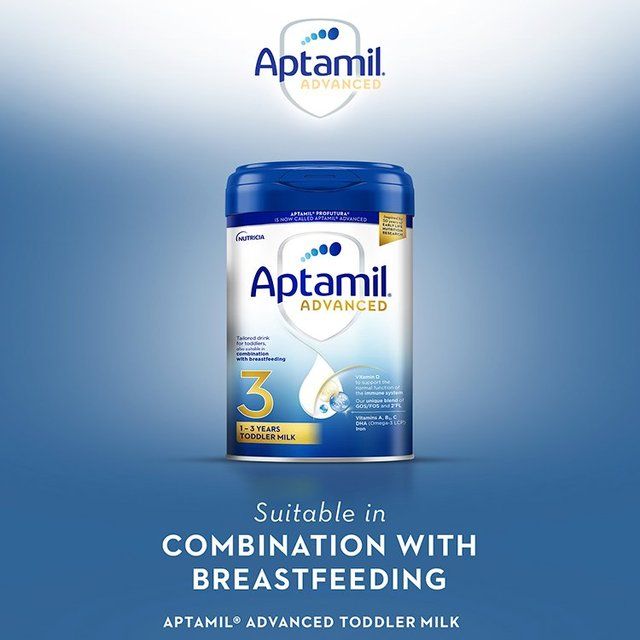 Aptamil Advanced 3 Formula Toddler Milk Powder 1-3 Years    800g - McGrocer