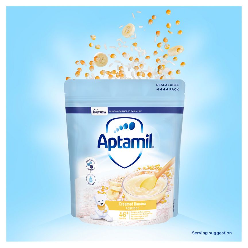 Aptamil Creamed Banana Porridge 4-6+ Months