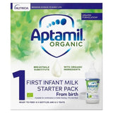 Aptamil Organic First Baby Milk Formula Liquid Starter Pack from Birth 6x70ml