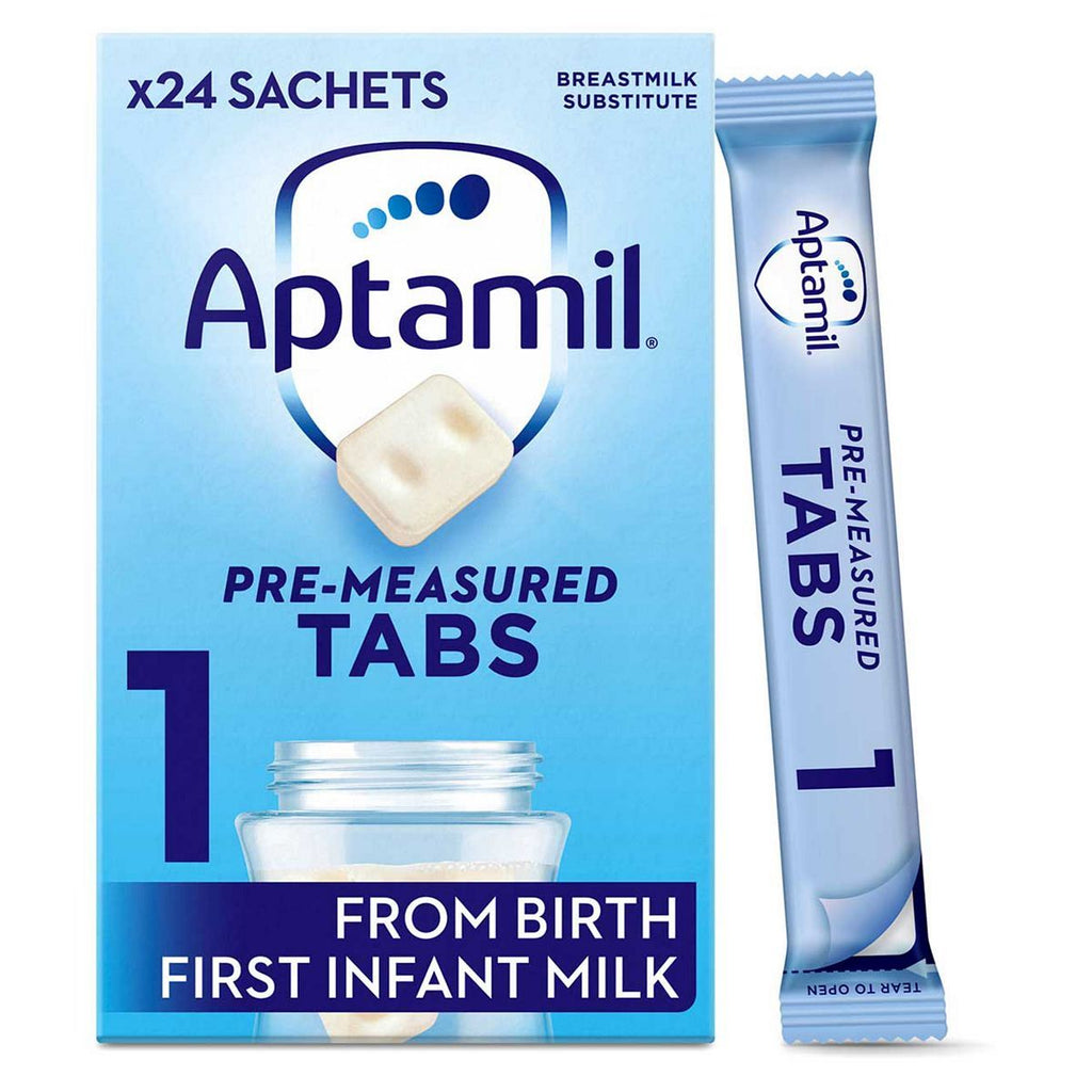 Aptamil Pre-Measured Tabs First Infant Milk from Birth 24 x 23g (552g)