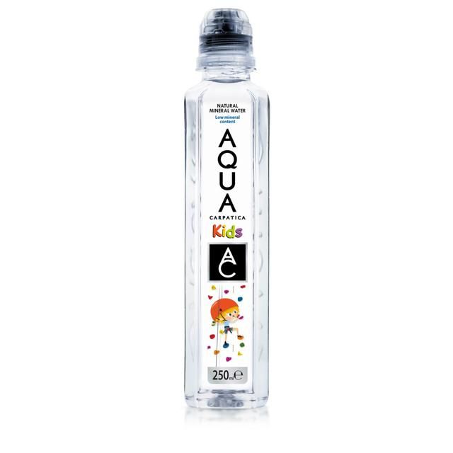 AQUA Carpatica Kids Sportscap Still Natural Mineral Water   12 x 250ml - McGrocer