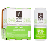 AQUA Carpatica Sparkling Flavours Lime & Mint   4 x 330ml