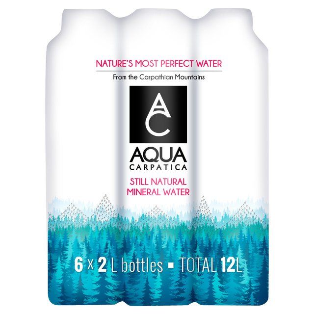 AQUA Carpatica Still Natural Mineral Water Low Sodium & Nitrates   6 x 2L