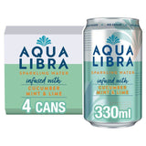 Aqua Libra Cucumber Mint & Lime Infused Sparkling Water   4 x 330ml - McGrocer