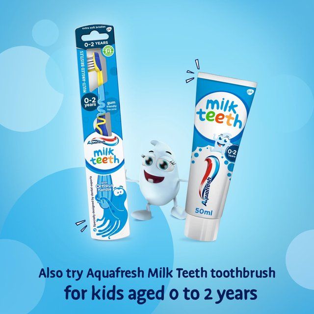 Aquafresh Milk Teeth Kids Toothpaste Babies & Toddlers Age 0-2   50ml