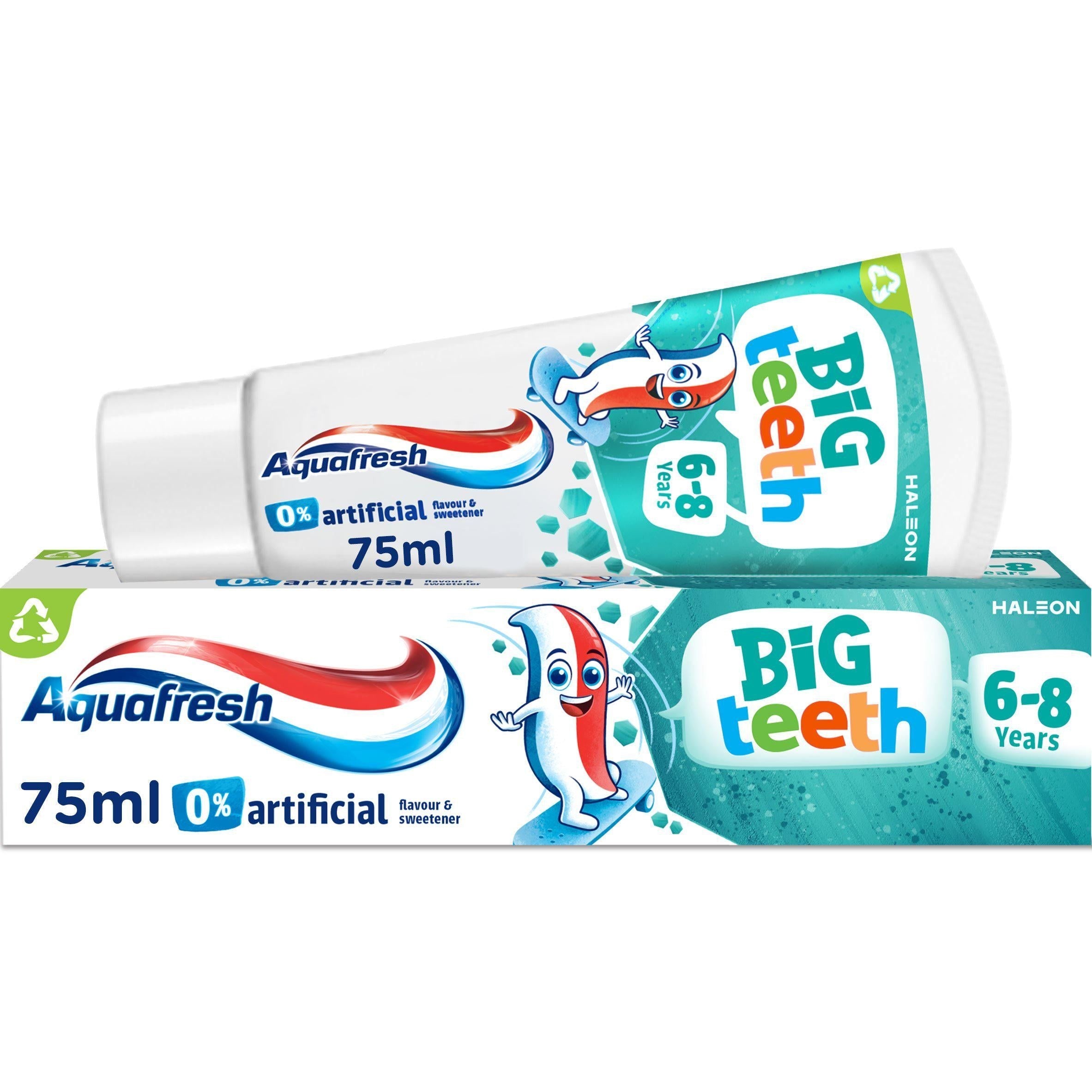 Aquafresh Toothpaste Big Teeth 6-8 Years 75ml - McGrocer