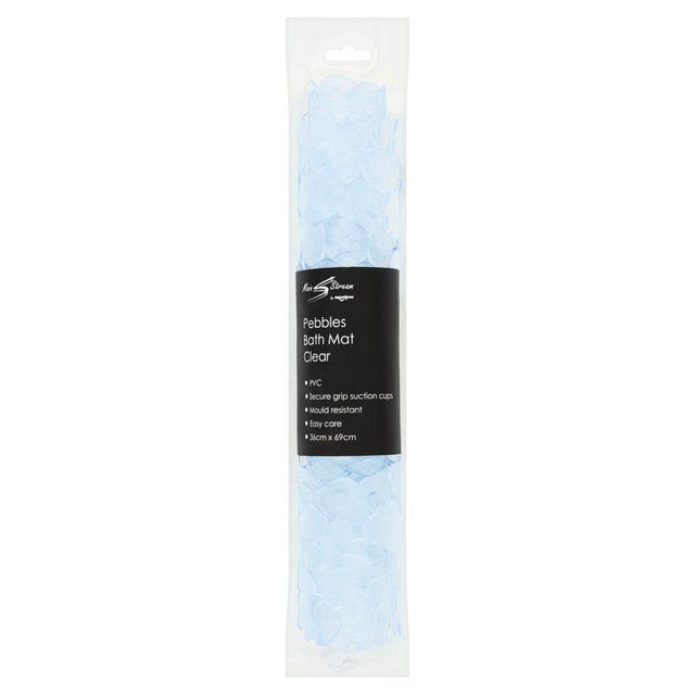 Aqualona Pebbles Clear Bath Mat - McGrocer