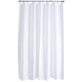 Aqualona Polyester White Shower Curtain 180 x 180cm