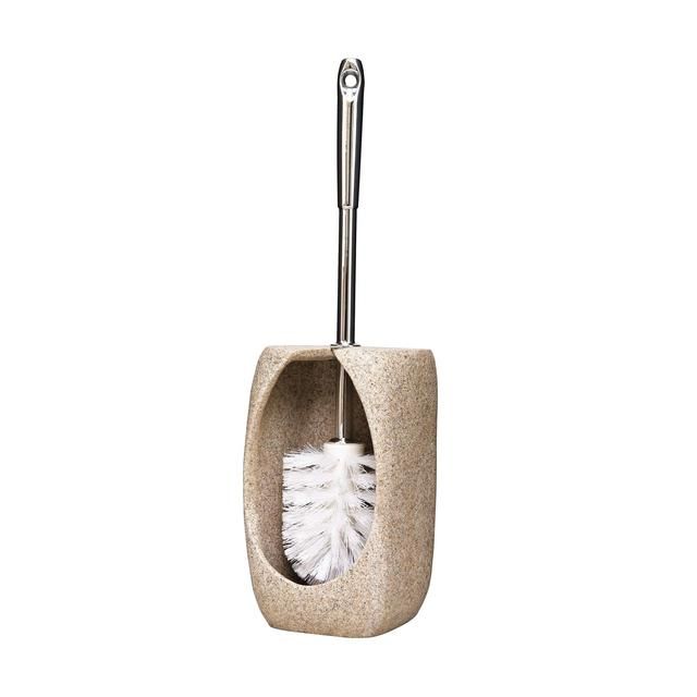 Aqualona Sandstone Toilet Brush & Holder