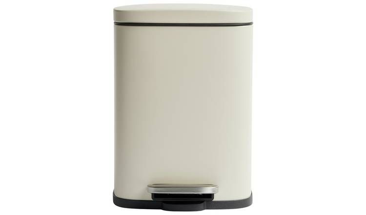 Argos Home 5 Litre Rectangular Bin - Natural - McGrocer