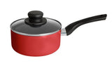 Argos Home 5 Piece Aluminium Pan Set - Red - McGrocer