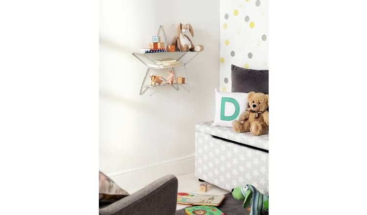 Argos Home Display Star Shelf - Grey