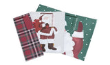 Argos Home Large Santa Bottle Christmas Gift Bags - 3 Pack