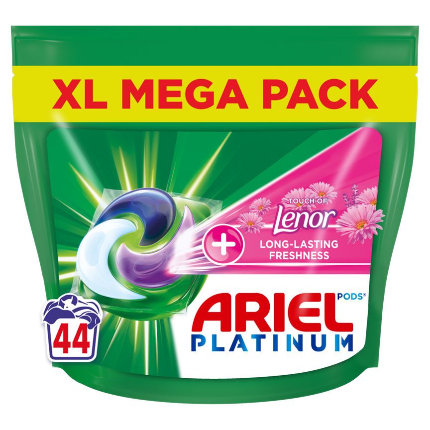 Ariel PODS® Platinum, Washing Liquid Capsules 44 Washes - McGrocer