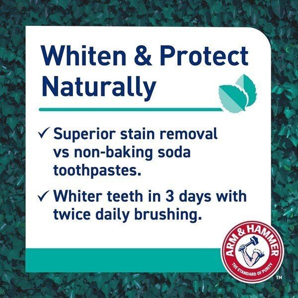 Arm and Hammer 100% Natural Baking Soda Toothpaste 75ml - McGrocer