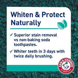Arm and Hammer 100% Natural Baking Soda Toothpaste 75ml - McGrocer