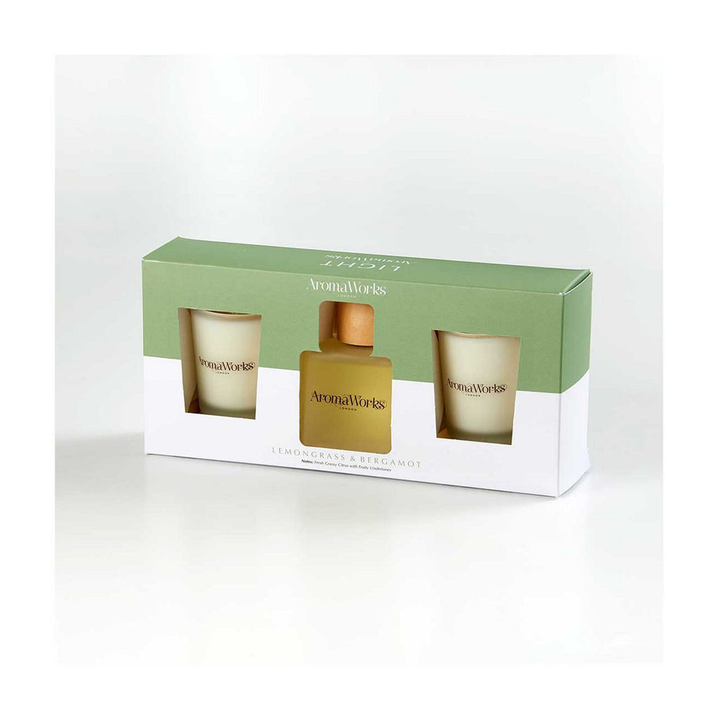 Aroma Works Lemongrass & Bergamot Gift Set