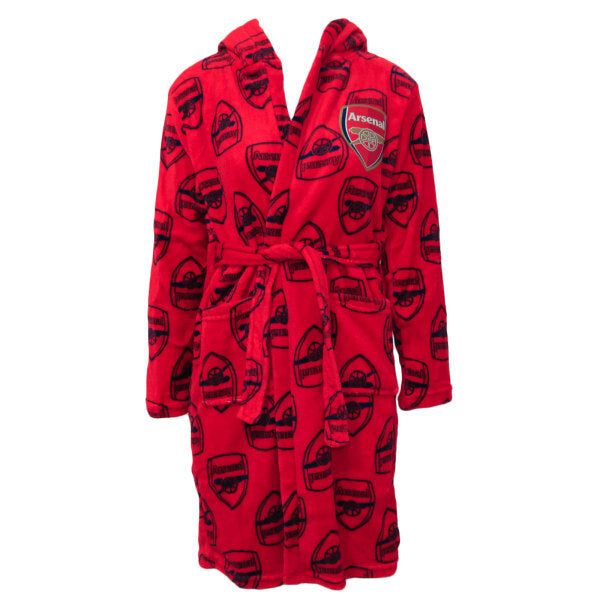 Arsenal FC Kids Dressing Gown (9-10 Years) - McGrocer