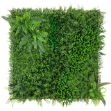 Artificial Mixed Foliage 1m x 1m Wall Panel, Pack of 5