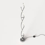 Artika Chrome Swirl LED Floor Lamp - McGrocer