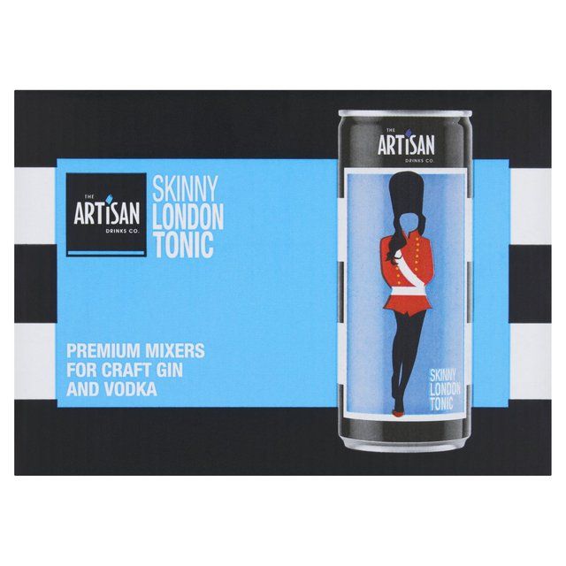 Artisan Drinks Co. Skinny London Tonic Cans   6 x 200ml - McGrocer