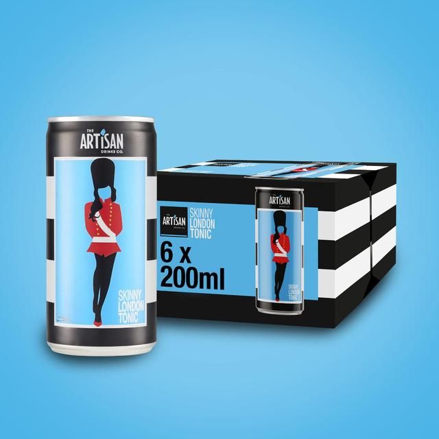 Artisan Drinks Co. Skinny London Tonic Cans   6 x 200ml - McGrocer