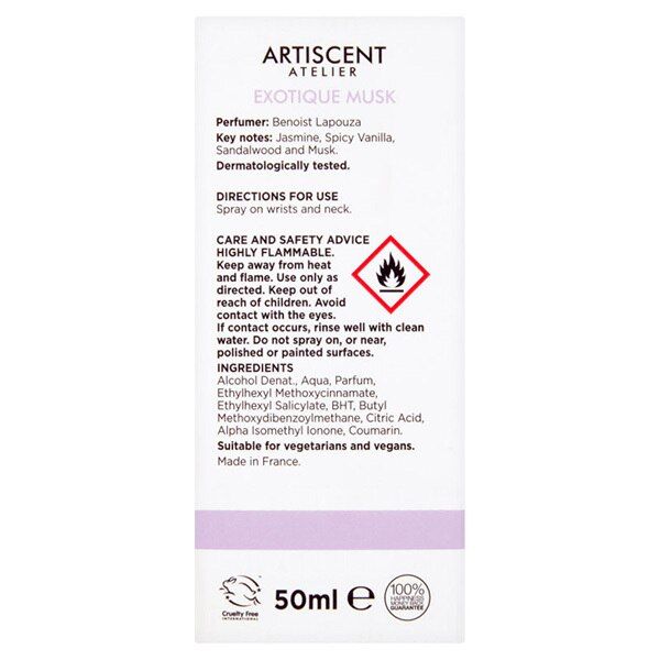 Artiscent Atelier Eau De Parfum Exotique Musk 50ml - McGrocer