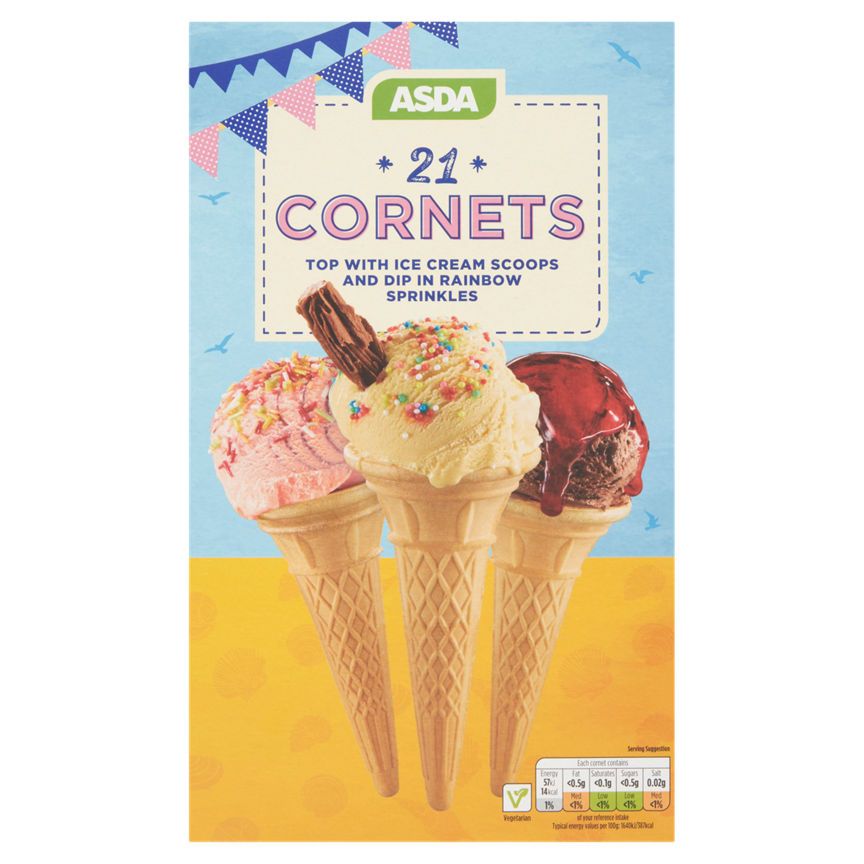 ASDA 21 Cornets