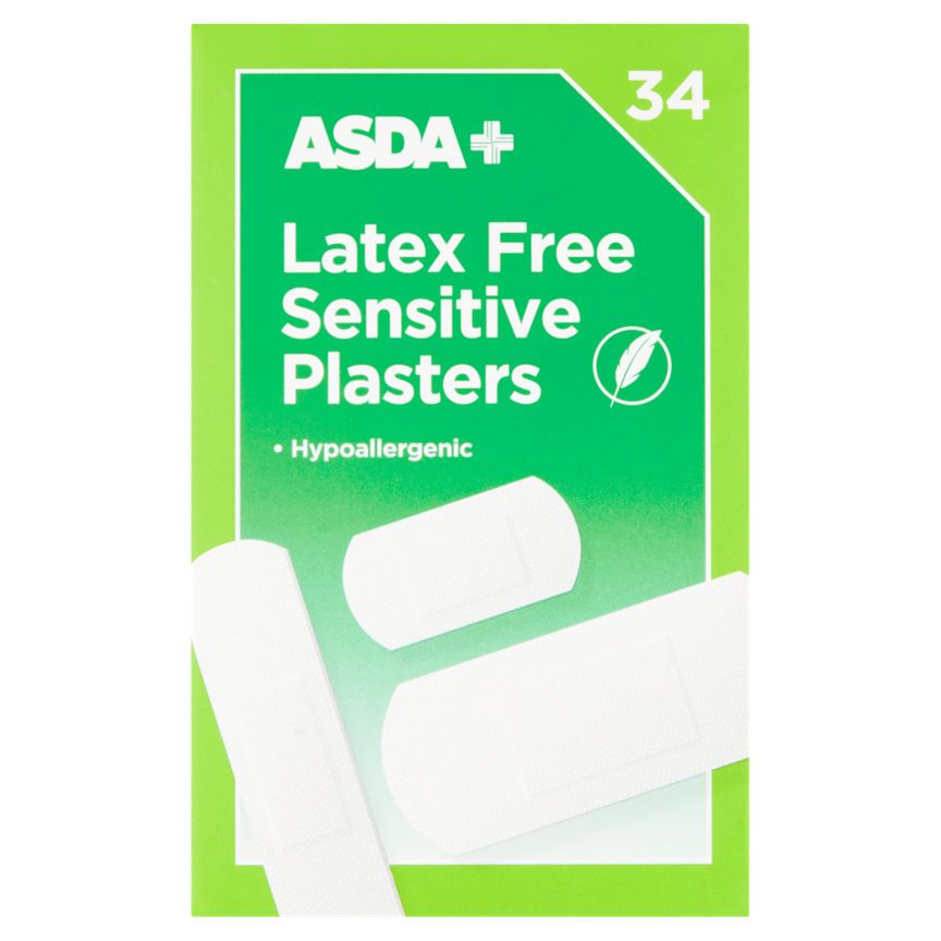 ASDA 34 Latex Free Sensitive Plasters