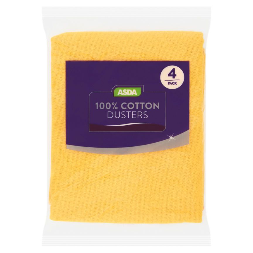 ASDA 4 100% Cotton Dusters