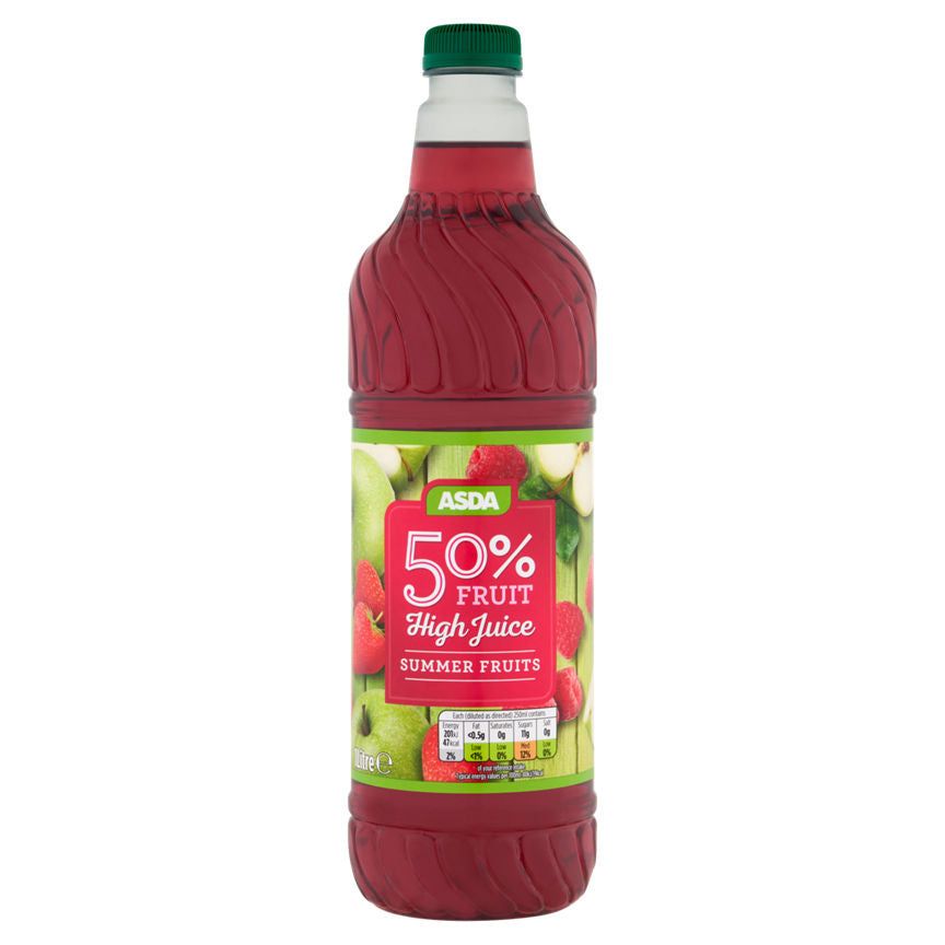 ASDA 50% Fruit High Juice Summer Fruits