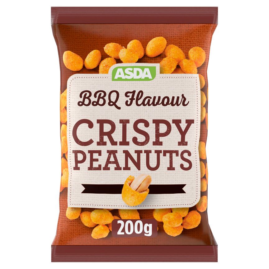 ASDA BBQ Flavour Crispy Peanuts 200g