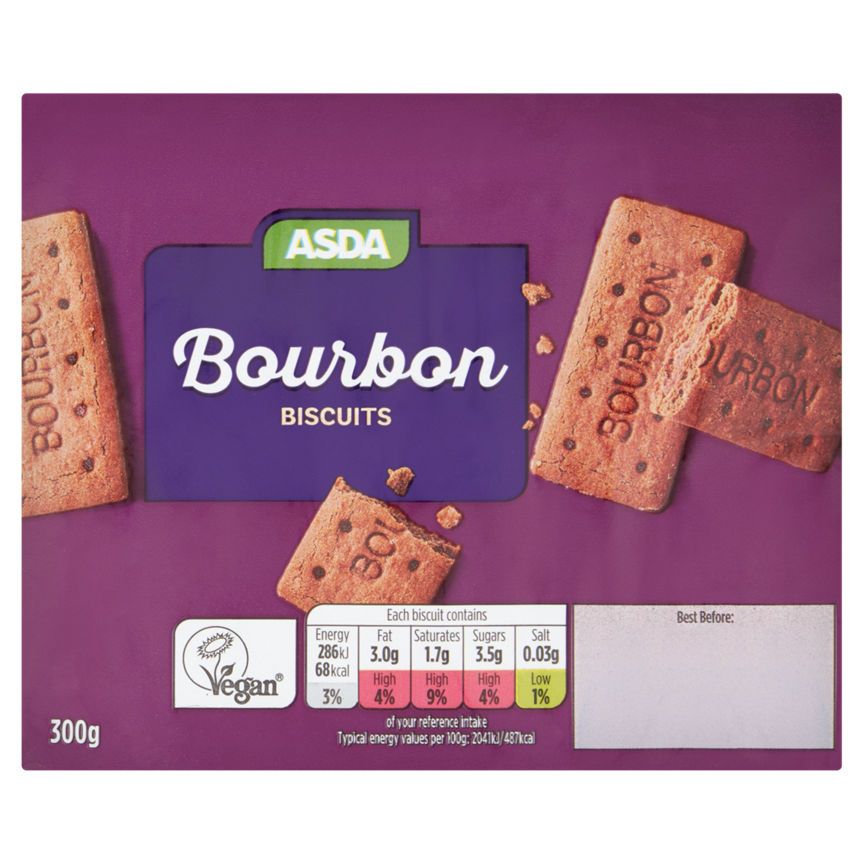 ASDA Asda Bourbon Biscuits 300g