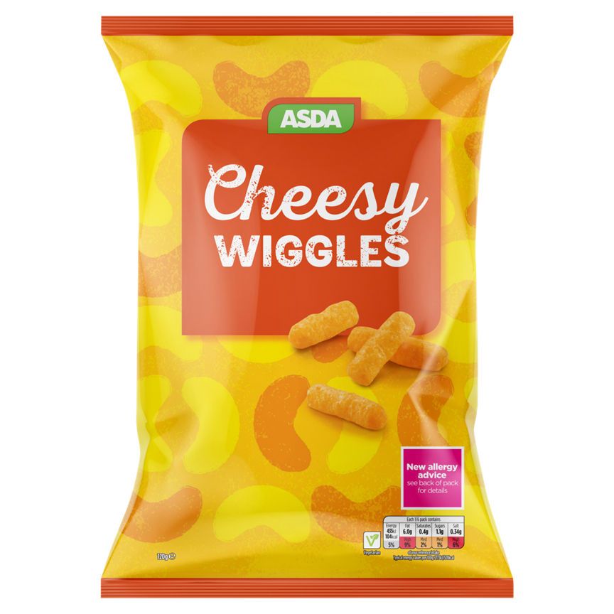 ASDA Cheesy Wiggles 120g