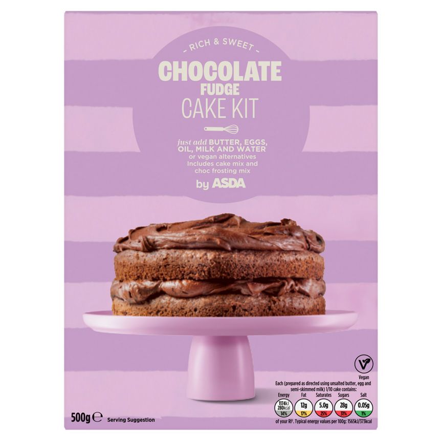 ASDA Chocolate Fudge Cake Kit