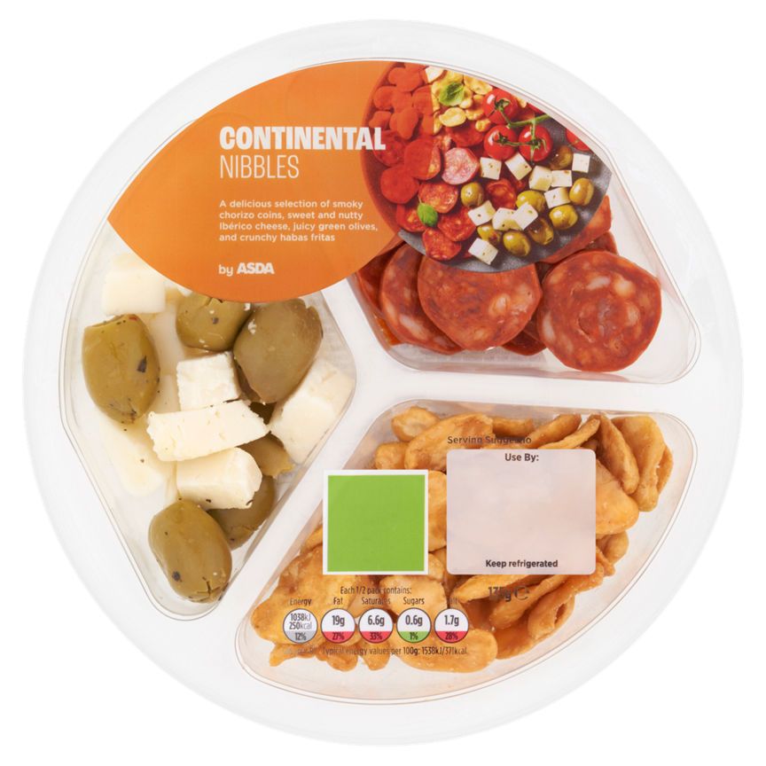 ASDA Continental Nibbles 135g