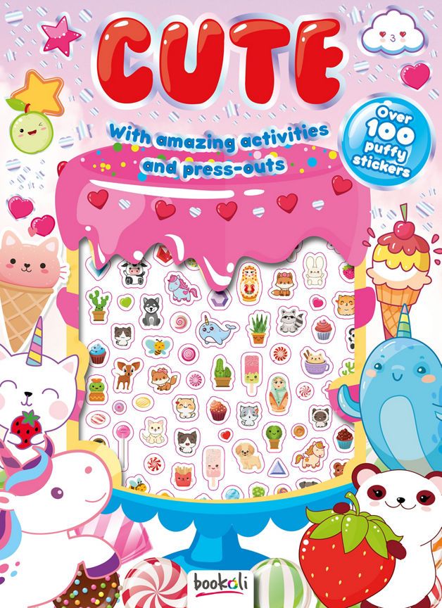 ASDA Cute Puffy Sticker Activity Book