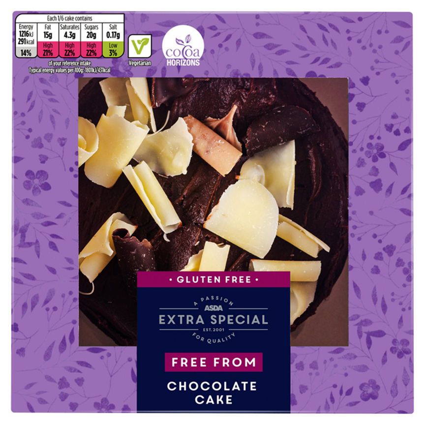 ASDA Extra Special Gluten Free Belgian Chocolate Cake