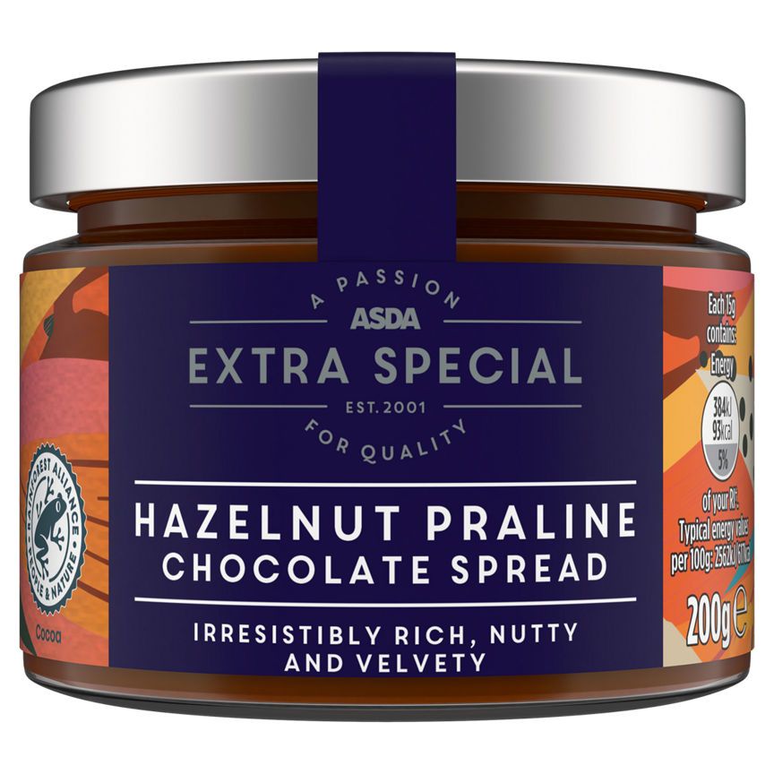 ASDA Extra Special Hazelnut Praline Chocolate Spread 200g